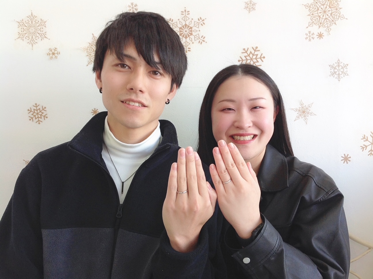 水戸店で結婚指輪を購入されたカップル様